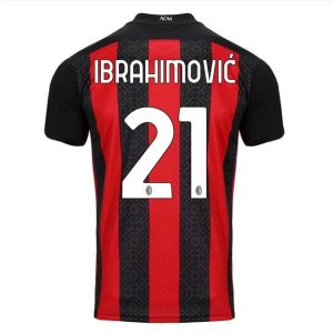 Fotballdrakter AC Milan Ibrahimović 21 Hjemmedrakt 2020-2021