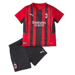 Fotballdrakter AC Milan Barn Hjemmedraktsett 2021-2022