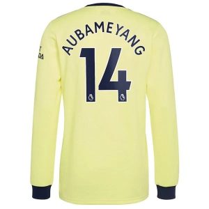 Arsenal Aubameyang Away Jersey Long Seeve