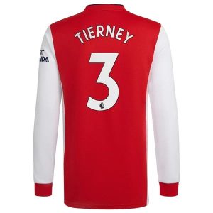 Arsenal Tierney Home Jersey Long Seeve