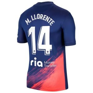 AtlC A tico Madrid M Llorente Away Jersey