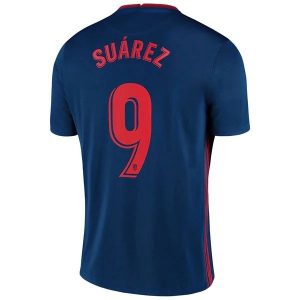 Fotballdrakter Atlético Madrid Suárez 9 Bortedrakt 2020-2021