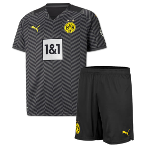Fotballdrakter BVB Borussia Dortmund Barn Bortedraktsett 2021-2022