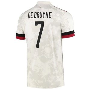Billige Fotballdrakter Belgia De Bruyne 7 Bortedrakt 2021 – Kortermet