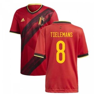 Billige Fotballdrakter Belgia Tielemans 8 Hjemmedrakt 2021 – Kortermet
