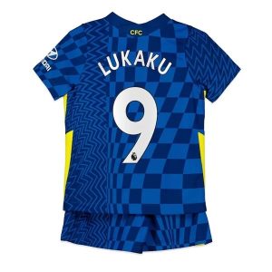 Fotballdrakter Chelsea Lukaku 9 Barn Hjemmedraktsett 2021-2022