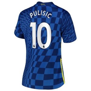 Chelsea Pulisic 10 Hjemmedrakt Dame 2021-2022 – Fotballdrakter