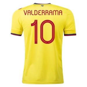 Billige Fotballdrakter Colombia Valderrama 10 Hjemmedrakt 2021 – Kortermet
