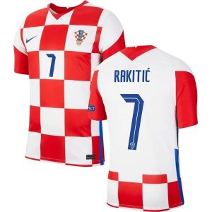 Billige Fotballdrakter Kroatia Rakitić 7 Bortedrakt 2021 – Kortermet