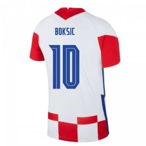 Billige Fotballdrakter Kroatia Boksic 10 Hjemmedrakt 2021 – Kortermet