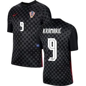 Billige Fotballdrakter Kroatia Kramaric 9 Bortedrakt 2021 – Kortermet