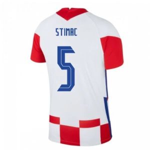 Billige Fotballdrakter Kroatia Stimac 5 Hjemmedrakt 2021 – Kortermet