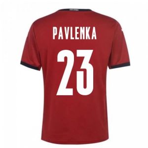 Billige Fotballdrakter Tsjekkisk Republikk Pavlenka 23 Hjemmedrakt 2021 – Kortermet