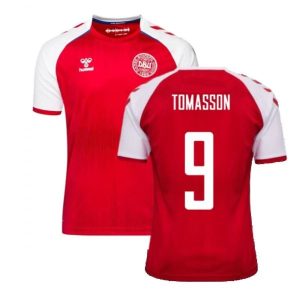 Billige Fotballdrakter Danmark Tomasson 9 Hjemmedrakt 2021 – Kortermet