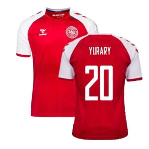 Billige Fotballdrakter Danmark Yurary 20 Hjemmedrakt 2021 – Kortermet