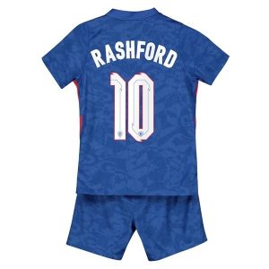 Fotballdrakter England Rashford 10 Barn Bortedraktsett
