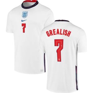 Billige Fotballdrakter England Grealish 7 Hjemmedrakt 2021 – Kortermet