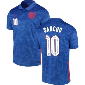 Billige Fotballdrakter England Sancho 10 Bortedrakt 2021 – Kortermet