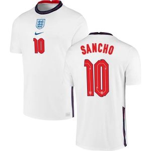 Billige Fotballdrakter England Sancho 10 Hjemmedrakt 2021 – Kortermet