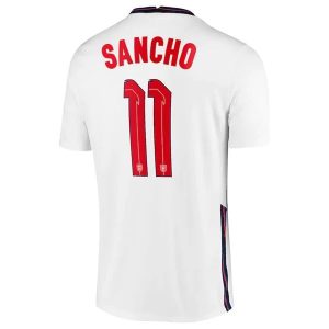 Billige Fotballdrakter England Sancho 11 Hjemmedrakt 2021 – Kortermet