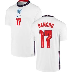 Billige Fotballdrakter England Sancho 17 Hjemmedrakt 2021 – Kortermet