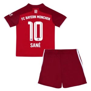 Fotballdrakter FC Bayern München Sané 10 Barn Hjemmedraktsett 2021-2022