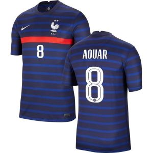 Billige Fotballdrakter Frankrike Aouar 8 Bortedrakt 2020 2021 – Kortermet