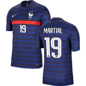 Billige Fotballdrakter Frankrike Martial 19 Bortedrakt 2020 2021 – Kortermet