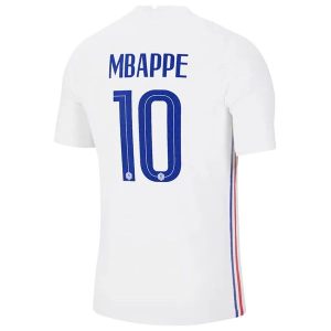 Billige Fotballdrakter Frankrike Mbappé 10 Bortedrakt 2020 2021 – Kortermet