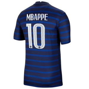 Billige Fotballdrakter Frankrike Mbappé 10 Hjemmedrakt 2020 2021 – Kortermet