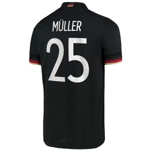 Fotballdrakter Tyskland Müller 25 Bortedrakt