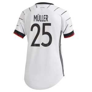 Tyskland Müller 25 Hjemmedrakt Dame – Fotballdrakter
