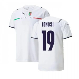 Billige Fotballdrakter Italia Bonucci 19 Bortedrakt 2021 2022 – Kortermet