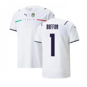Billige Fotballdrakter Italia Buffon 1 Bortedrakt 2021 2022 – Kortermet