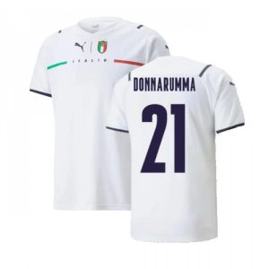 Billige Fotballdrakter Italia Donnarumma 21 Bortedrakt 2021 2022 – Kortermet