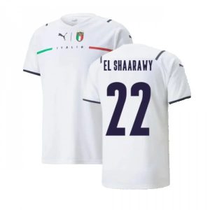 Billige Fotballdrakter Italia El Shaarawy 22 Bortedrakt 2021 2022 – Kortermet