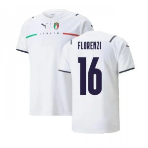 Billige Fotballdrakter Italia Florenzi 16 Bortedrakt 2021 2022 – Kortermet