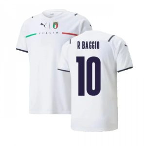 Billige Fotballdrakter Italia R Baggio 10 Bortedrakt 2021 2022 – Kortermet