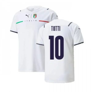 Billige Fotballdrakter Italia Totti 10 Bortedrakt 2021 2022 – Kortermet