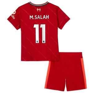 Fotballdrakter Liverpool M.Salah 11 Barn Hjemmedrakt 2021-2022