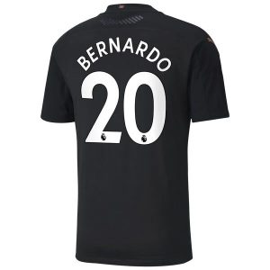 Fotballdrakter Manchester City Bernardo 20 Bortedrakt 2020-2021