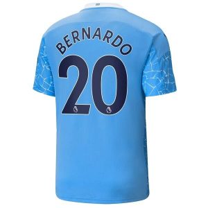 Fotballdrakter Manchester City Bernardo 20 Hjemmedrakt 2020-2021
