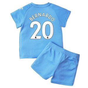 Fotballdrakter Manchester City Bernardo 20 Barn Hjemmedraktsett 2021-2022