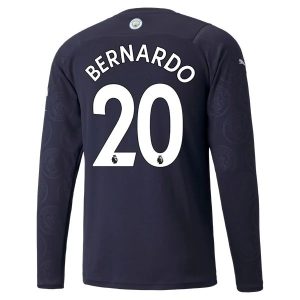 Manchester City Bernardo Third Jersey Long Seeve