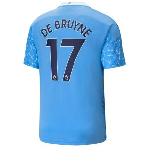 Fotballdrakter Manchester City De Bruyne 17 Hjemmedrakt 2020-2021