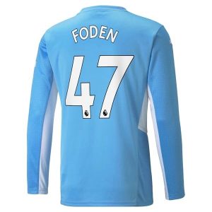 Manchester City Foden Home Jersey Long Seeve