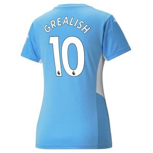 Manchester City Grealish 10 Hjemmedrakt Dame 2021-2022 – Fotballdrakter