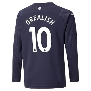 Manchester City Grealish Third Jersey Long Seeve