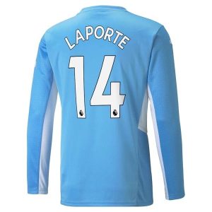 Manchester City Laporte Home Jersey Long Seeve