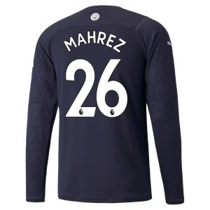 Manchester City Mahrez Third Jersey Long Seeve